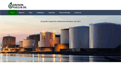 Desktop Screenshot of davisonoil.com
