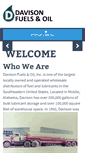 Mobile Screenshot of davisonoil.com